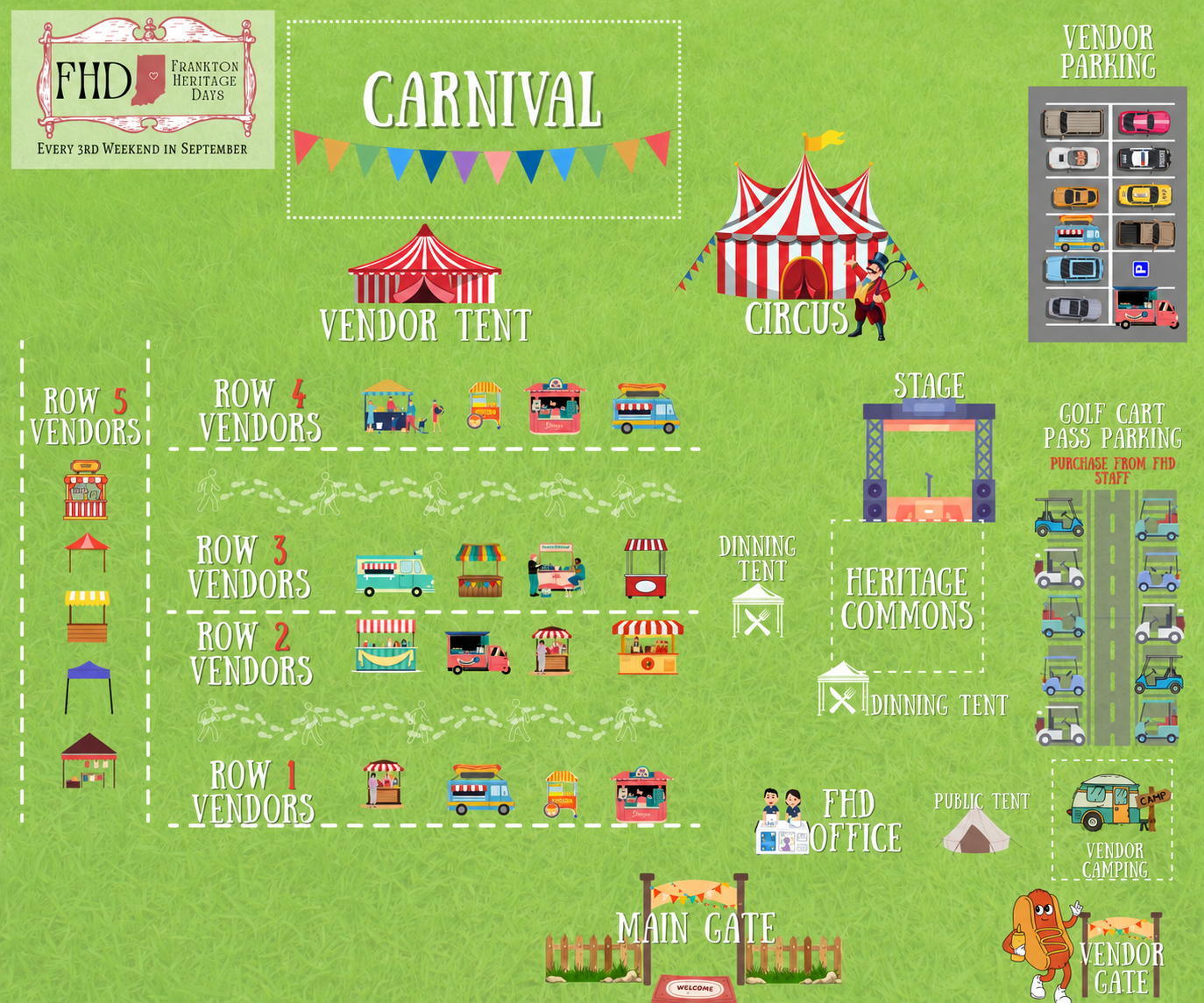 Frankton Heritage Days Festival Map 2026 Frankton Heritage Days Festival Map 2026